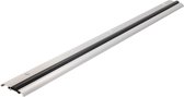 Fixman Tochtstrip - tochtwering - zilver - aluminium - 91 x 8 cm - deur tochtstopper