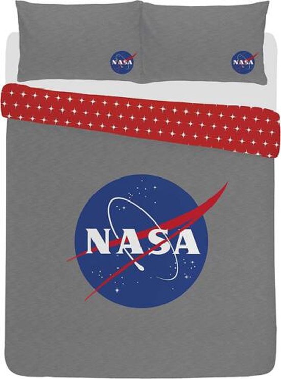 Fusion - Kerst Gonk Teddy Fleece Dekbedovertrek - Eenpersoons Beddengoed Maat (140 x 200cm) - Omkeerbaar Ontwerp - 1x Kussensloop - Wit Beddengoed met Fleece - Kerstkabouter Dekbedovertrek