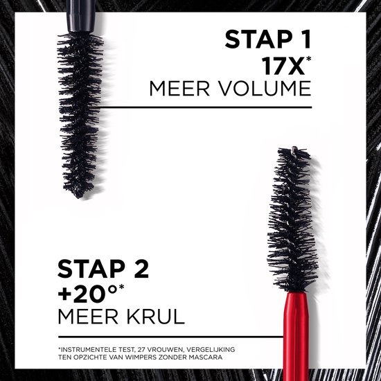 L'Oréal Paris PRO XXL LIFT 2-staps Mascara - Zwart - 12ml