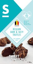 SWEET-SWITCH® Belgian Dark & Salty Truffes 8 x 150g - truffes au chocolat noir fourrées à la ganache