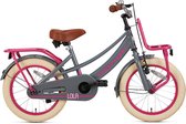 Vélo pour enfants Supersuper Lola - Filles - 16 pouces - Grijs- Rose