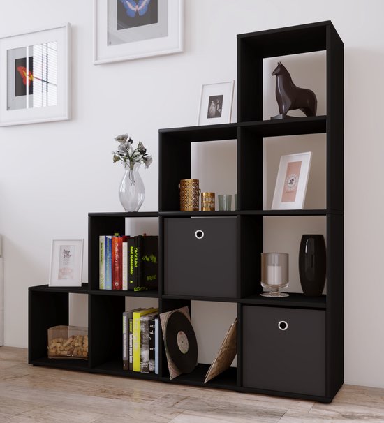 FUNLAX Cube storage unit, 16 cubes bookcase bookcase portable bathroom storage plastic cube organizer stackable cube shelving unit for clothes books toys yarn shoes FUNLAX Cube storage unit, 16 cubes bookcase bookcase portable bathroom storage plastic cube organizer stackable cube shelving unit for clothes books toys yarn shoes