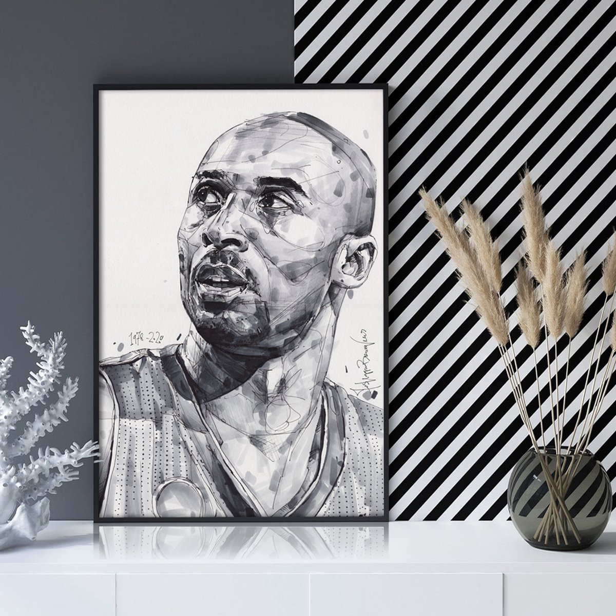 Passionforart.eu Kobe Bryant - canvas - 70 x 100 cm full colour