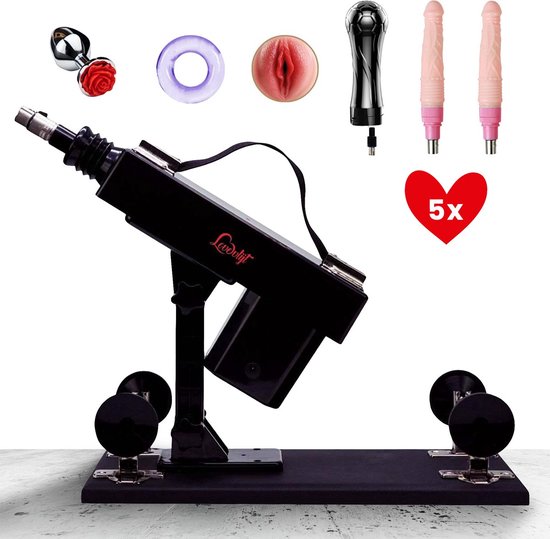 LoveVlijt - Seksmachine - Penetratie - Inclusief 2 Dildo's En Vele Extra's - Discreet - Seks Fuck Machine - Clitoris Gspot Stimulator - Voor Mannen En Vrouwen - Talloze Standjes