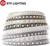 BTF-LIGHTING® - Individueel Adresseerbare LED Strip - WS2812B LED Strip - 2 meter - DC5V - IP67 - 30 LED per Meter