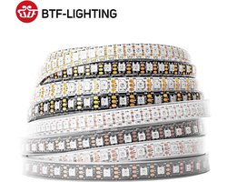 Omslag van BTF-LIGHTING® - Individueel Adresseerbare LED Strip - WS2812B LED Strip - 2 meter - DC5V - IP67 - 30 LED per Meter