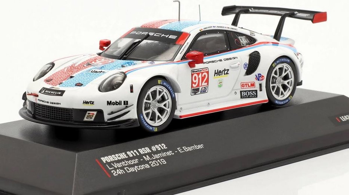 Porsche 911 GT3 RSR #912 24h Daytona 2019 - 1:43 - IXO Models