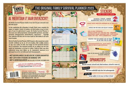 Family Survival Planner 2023 - Uitgeverij Thoeris en Zender