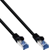 Câble réseau outdoor S /FTP CAT6a 10 Gigabit avec gaine PE / noir - 2 mètres