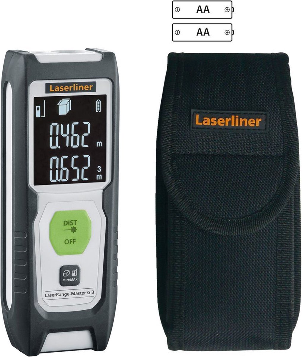 Laserliner LaserRange-Master Gi3 - Nauwkeurige Afstandsmeter met Groene Laser