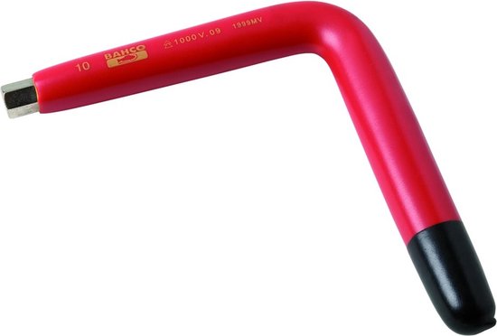 BAHCO 1999MV-4 Clé Hexagonale VDE 1000V Isolée Trois Couches Code Couleur 4 Mm