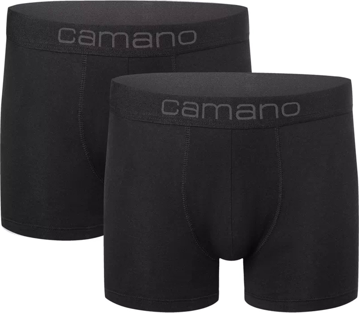 Camano - Boxershorts - High Comfort - Katoen - Stretch - Top Boxers - Zwart - L