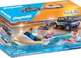 Playmobil FamilyFun Pick-Up with Speedboat