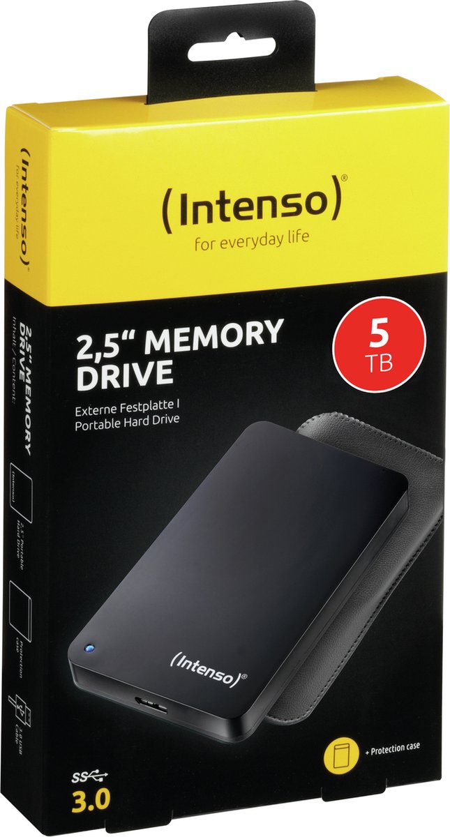 Intenso HDD 5TB USB3 2.5P CON FOLDER externe harde schijf Zwart van Intenso — afbeelding 5