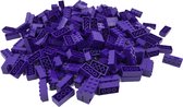 100 Bouwstenen 2x4 | Paars | Compatibel met Lego Classic | Keuze uit vele kleuren | SmallBricks