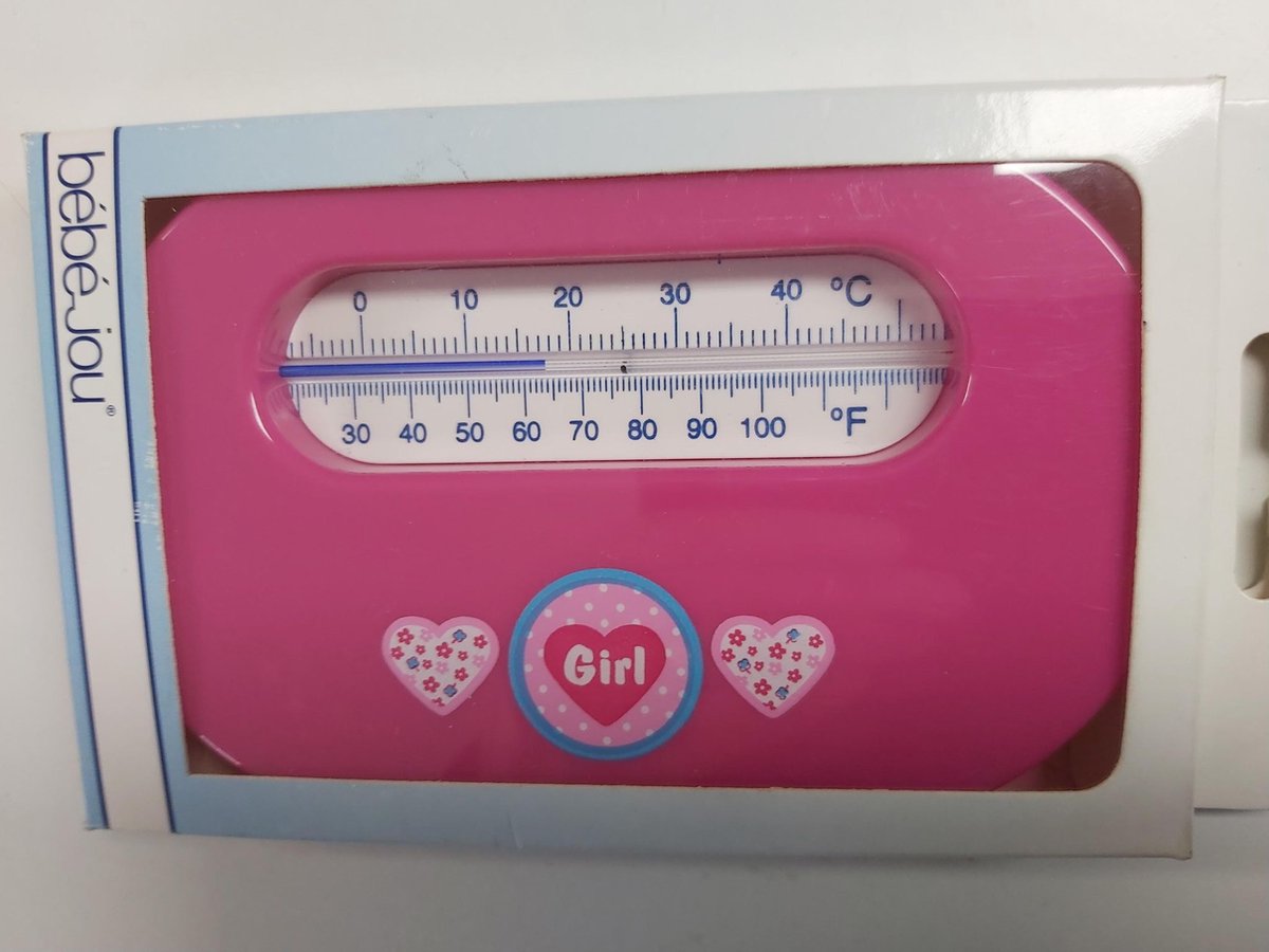 Goedkoopste Bébé-jou - Kamer themometer - Fuchia - Girl