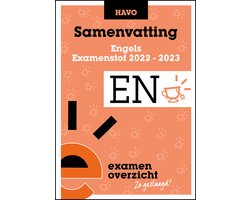 Omslag van ExamenOverzicht - Samenvatting Engels HAVO