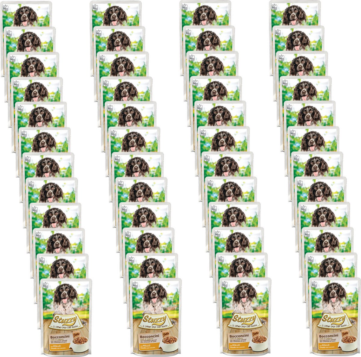 Stuzzy Stuzzy Maaltijdzakjes Adult 100 g - Hondenvoer - 48 x Kip