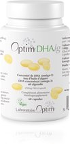 Optim DHALg - 60 capsules - Omega 3 Vegan DHA 250mg - Algenolie Supplement - VEGAN - GEEN Visolie - Geregistreerd bij de Vegan Society