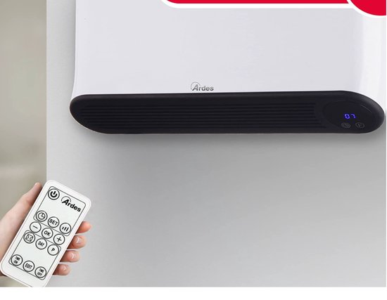 Ardes SYNTHO Heizlüfter – 2 Stufen Bis 2000W, Mit Thermostat & Sommerlüftung