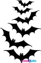 Little1gifts - Halloween - Raamsticker vleermuizen