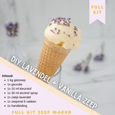 Zeep maken pakket |  Zeepjes maken | DIY pakket | Lavendel + Vanille zeep | Zeep maken | Gietzeep | Zeep DIY Kit | Zeep mal | MAIA Creative