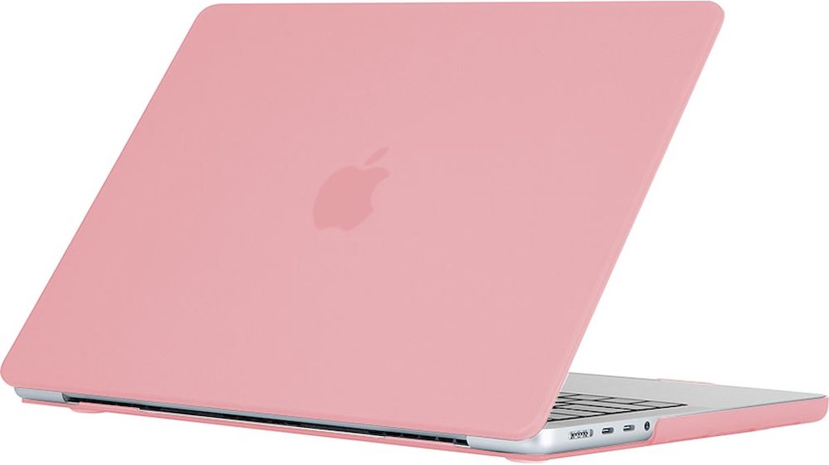 Mobigear Matte Case geschikt voor Apple MacBook Pro 14 inch A2442, A2779 (2021-2023) Hoes Hardshell MacBook Case - Roze