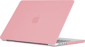 Mobigear Laptophoes geschikt voor Apple MacBook Pro 14 Inch (2021-2024) Hoes Hardshell Laptopcover MacBook Case | Mobigear Matte - Roze - Model A2442 / A2779 / A2918 / A2992