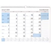 Castelli maandkalender 2024 - super groot formaat - spiraal - omslag - neutraal