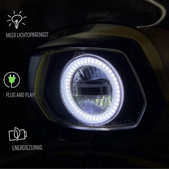 led angel eye vespa sprint