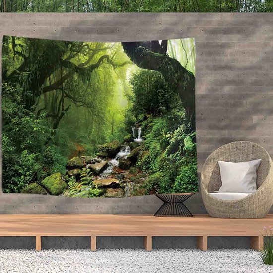 Tussendoortje Storing Prijs Ulticool - Regenwoud Natuur Eco Planten Waterval Poster - 200x150 cm -  Groot... | bol.com