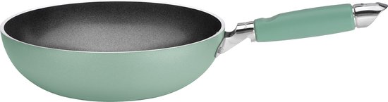 Primecook - kleine Wok 24 cm - PFAS-vrij - inductie - veilige en slijtvaste antiaanbaklaag