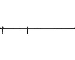 vidaXL - Ophangset - voor - minischuifdeur - 200 - cm - koolstofstaal