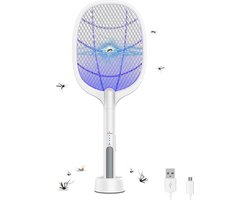 Fly-BYE Elektrisch Oplaadbare vliegen / muggenmepper - USB oplaadkabel en USB laad adapter - USB Oplaadbaar accu