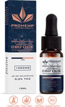 Prohemp CBD olie 10% met Melatonine - Broad Spectrum (THC-Vrij) - 10ml - 1000 mg Premium CBD