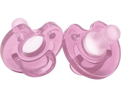 Product: MijnNami Soother Speen - 2 stuks - Roze - Nicu - 100% Voedselgraad Siliconen - Newborn fopseen - 0-6 maanden, van het merk 