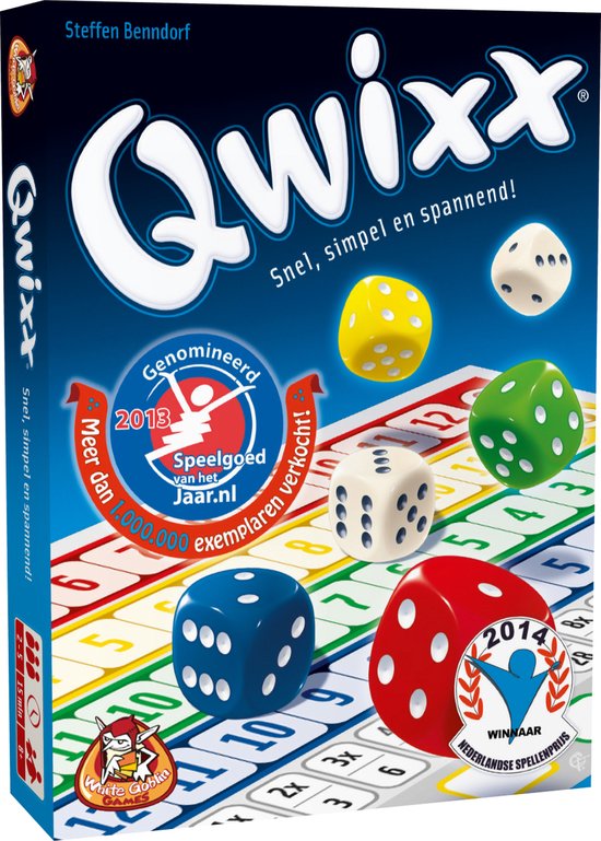 White Goblin Games - Qwixx - dobbelspel - basisspel - White Goblin Games