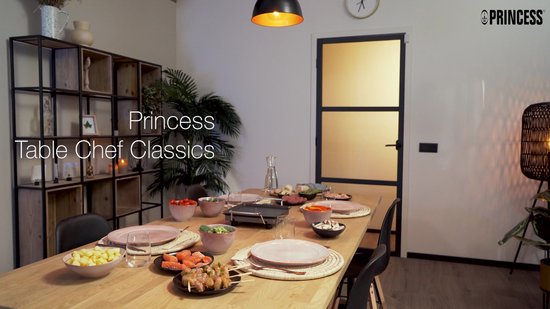 Princess 102300 Table Chef Pro Classic Gourmetstel - Grillplaat | bol.com