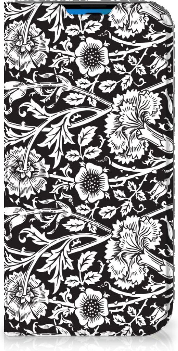 iPhone 14 Pro Smart Cover Black Flowers