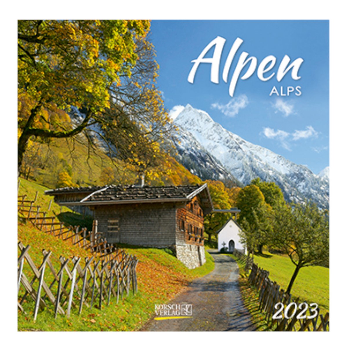 Alpen Kalender 2023- 30x30cm