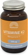 Mattisson - Vitamine K2 MK7 Menaquinone - 200 mcg - 60 tabletten