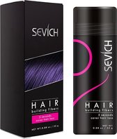 Sevich Haarpoeder voor MIDDENBLOND haar - Hoge kwaliteit camouflage voor kale plekken - Haarverdikker - Organic - Hair Fiber Building