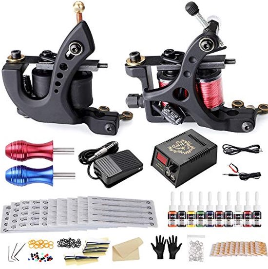 Tattoo Machine Kit voor Beginner Starter Tattoo Gun Kit voor Tattoo