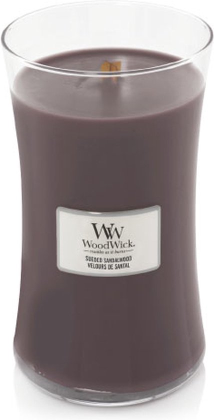 WoodWick Sueded Sandalwood Large Candle | bol.com