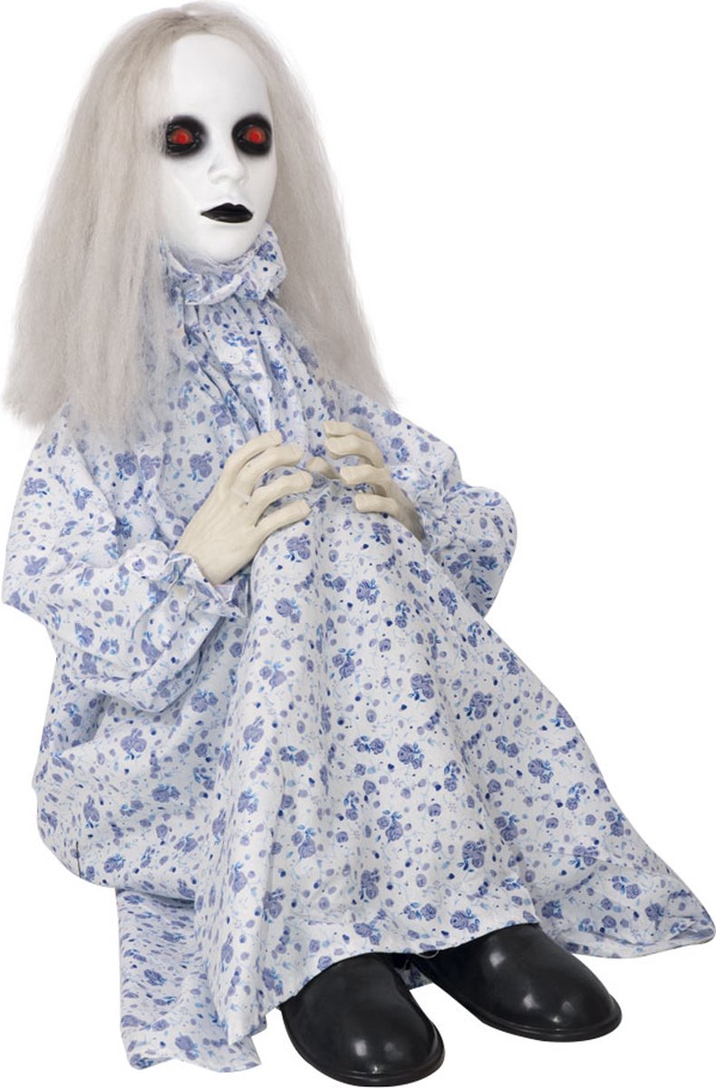 Halloween Animatie Decoratiepop Horrorkind 65 Cm