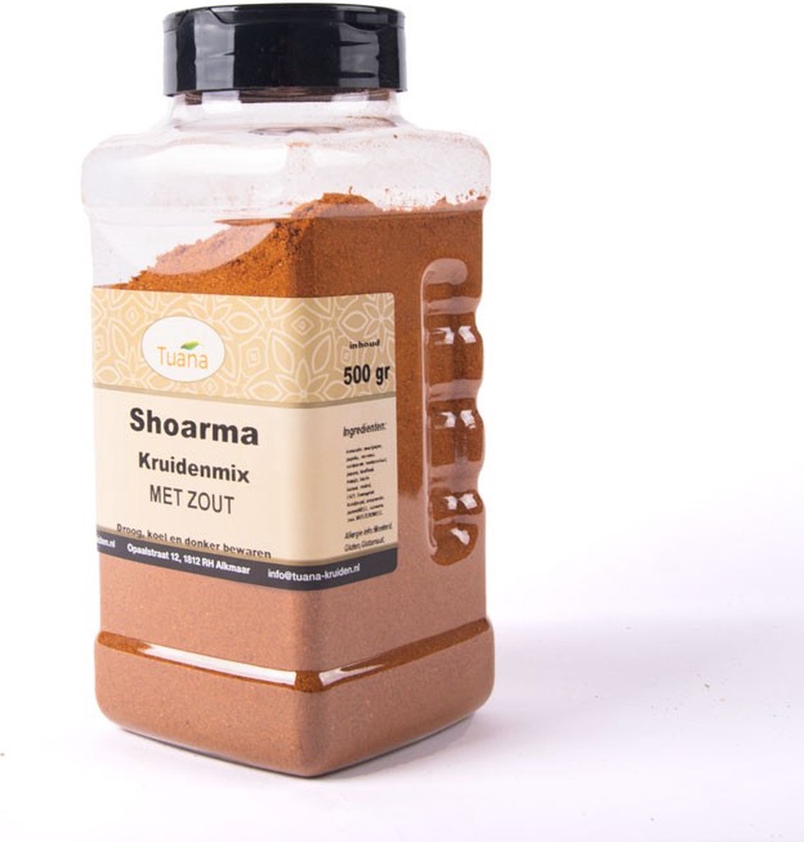 Goedkoopste Tuana Kruiden - Shoarma Kruiden Zonder Zout - Strooibus 450 Gram - GP0247
