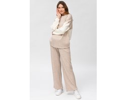 Product: PIETRO Brunelli TROUSERS THE COZY PANTS OATMEAL HEATHER L, van het merk 