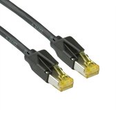 Draka UC900 premium S/FTP CAT6a 10 Gigabit netwerkkabel / zwart - 2 meter