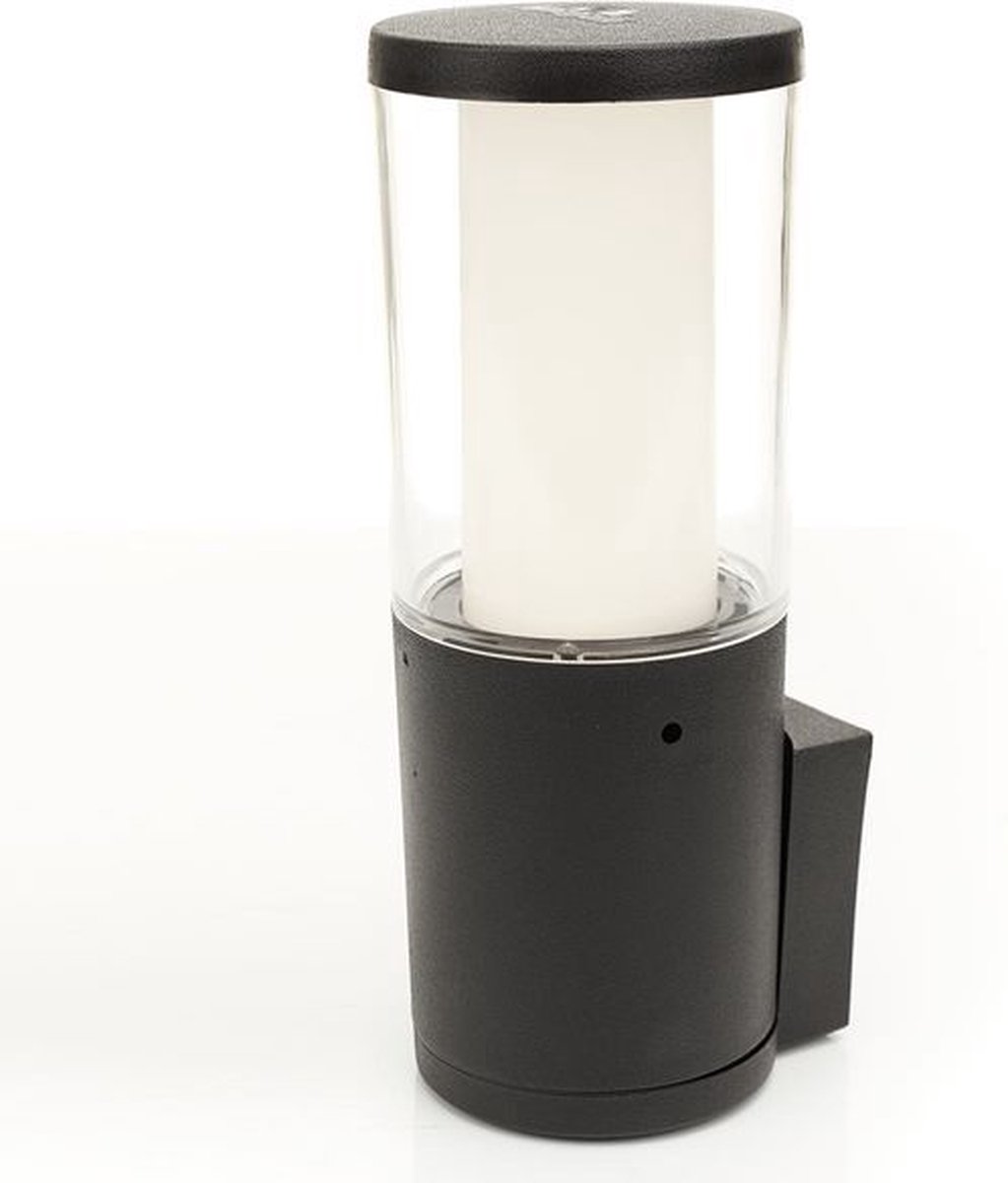 Fumagalli Carlo Wall - Tuinverlichting - Wandlamp - Zwart - Helder Glas - LED Lamp