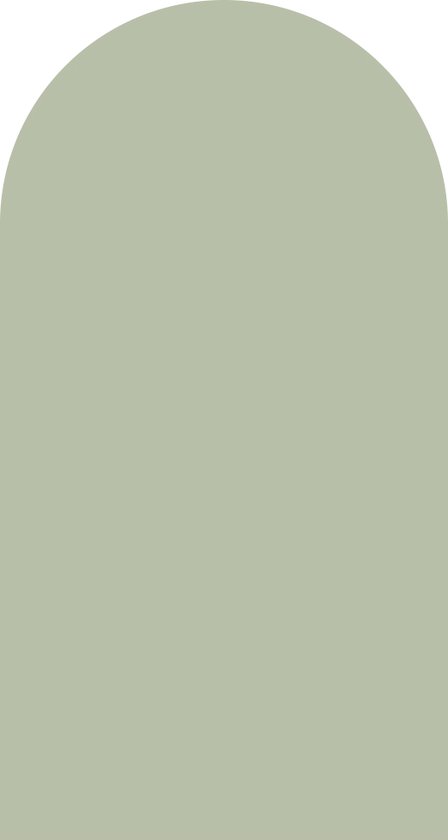 May and Fay – Zelfklevende Behangboog – Muursticker - Mos Groen - 190 cm x 100 cm - PVC vrij  - 125 gram/m2 - behangsticker - wanddecoratie - muurboog